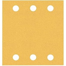 Professional 10X Expert C470 Zımpara Kağıtları 6 Delikli (Boyalı Ahşap, Sert Ahşap, 115X107 Mm, Kum Kalınlığı 120, Aksesuar Titreşimli Zımpara Makinesi)