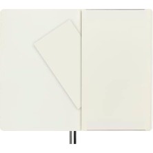Moleskine Kareli Kalin Siyah Defter L Boy Yumuşak Kapak (Expanded)