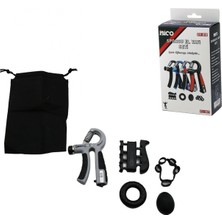 Hace Bazaar 5pcs El Spor Aletleri Seti El Yayı - Halka - Yumurta - Geçmeli Parmaklık - Yaylı Parmaklık (4887)