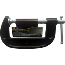 Troy 25064 C-Tipi Mengene, 101MM Dövme Çelik Işkence