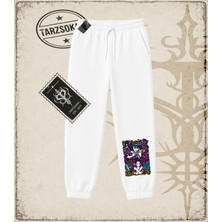 Tarzsokak One Piece Anime Karakterleri  Unisex Jogger Eşofman Altı Beyaz