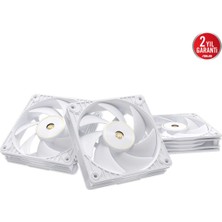 Asus Proart PF120 Fan Pwm Whıte 3ın1 Soğutucu Kasa Radyatör Fanı Beyaz