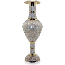 Epilons Pirinç Sedefli Vazo 60 cm KSK130