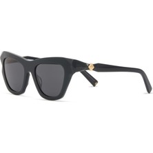 Hermossa Hm 1707 C4 Cat Eye Siyah - Altın Kadın Güneş Gözlüğü