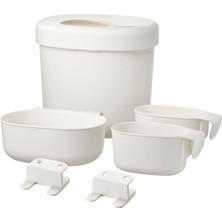 Ikea Önsklıg Stor Sepetler Değişen Tbl 4'lü Set, Beyaz
