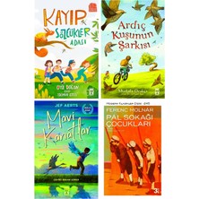 Genç Timaş 5-6-7 ve 8.sınıf Okuma Kayıp Sözcükler Adası Ardıç Kuşunun Şarkısı Mavi Kanatlar Pal Sokağı Çocukları 4 Kitap
