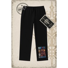 Tarzsokak One Piece Anime Karakterleri  Unisex Baggy Eşofman Altı Beyaz