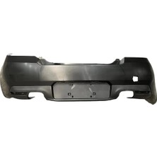 Trn Peugeot 508- 14/17; Arka Tampon Siyah Karlıklı Komple (Çift Eksoz Delikli) (Tw)
