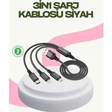 Hace Bazaar Hızlı Şarj Destekli Çoklu Şarj Kablosu – Seyahat ve Günlük Kullanım