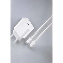 Hace Bazaar Ios Uyumlu Type-C Girişli Hızlı Şarj 15/15 Pro Max Adaptör ve Kablosu