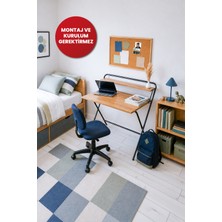 Sehpol Tam Katlanır Çalışma Masası 85X55X73 cm (Lava - Atlantik Çam)