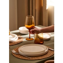 Bella Maison Lisa Kadeh 6'lı Amber (490 Cc)