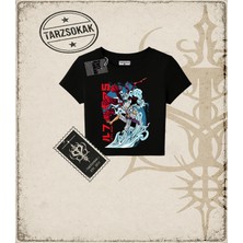 Tarzsokak One Piece Anime Karakterleri  Kadın Baby Tee Beyaz