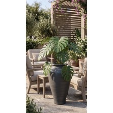 Effe Pot Decoration Serena Model Dekoratif Fiberglass Saksı H:80CM