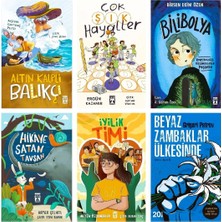 İlk Genç Timaş 4-5-6-7.sınıf Okuma Çok Şık Hayaller Iyilik Timi Hikaye Satan Tavşan Altın Kalpli Balıkçı Bilibolya Beyaz Zambaklar Ülkesinde 6 Kitap