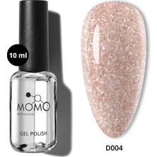 Momo Professional Disko Kalıcı Oje D004 Nude Pembe 10 ml