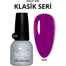 Momo Professional Kalıcı Oje K049, Eflatun, 14 ml