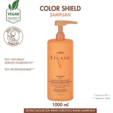 Hush Veganic Color Shield Boyalı Saçlar Için Renk Koruyucu Şampuan 1000 ml