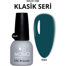 Momo Professional Kalıcı Oje K062, Petrol Yeşili, 14 ml
