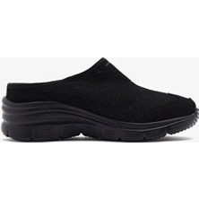 Skechers Fashion Fit Kadın Siyah Arkası Açık Spor Ayakkabı 12714Tk Bbk
