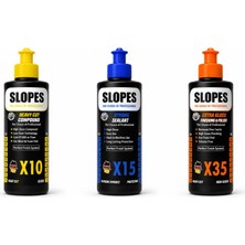 Slopes X10 Kalın X15 Ince Pasta X35 Hare Giderici Seti 250 ml
