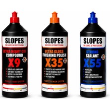 Slopes X9 Extra Kalın X35 Hare ve X55 Boya Koruma Seti 1 Lt