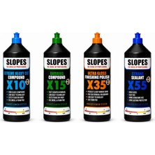 Slopes X10 Kalın X15 Ince Pasta X35 Hare ve X55 Boya Koruma Seti 1 Lt