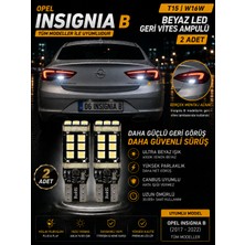 Duolight Opel Insignia B (2017-2022) Uyumlu T15 W16W Beyaz LED Geri Vites Ampulü Canbus 2 Adet
