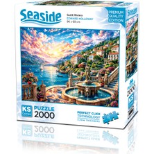 Ks Games Sunlit Riviera 2000 Parça Puzzle