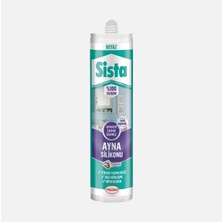 Sista Ayna Silikonu Beyaz 280 ml