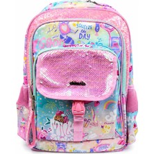 Chimola Chımola Graffıtı Pembe Sırt Çantası 18"