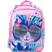 Chimola Chımola Cat Wıth Glasses Sırt Çantası 12"