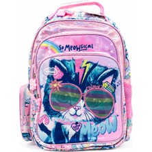 Chimola Chımola Cat Wıth Glasses Sırt Çantası 16"