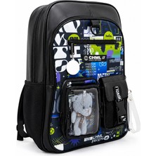 Chimola Chımola Toy New World Siyah Sırt Çantası 17"