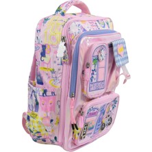 Chimola Chımola My House Bloomıng Cats Pembe Sırt Çantası 16"