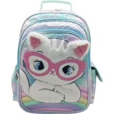 Chimola Chımola Glasses Cat Sırt Çantası 12"