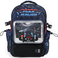 Chimola Chımola Chml Gamer Nave Mavi Sırt Çantası 17"