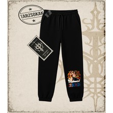 Tarzsokak One Piece Anime Karakterleri  Unisex Jogger Eşofman Altı Beyaz