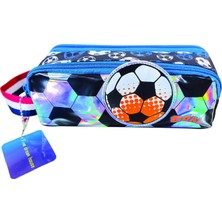Dream Vest Futbol Mavi Çift Gözlü Kalem Kutu Mavi (E)