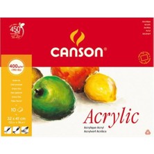 Canson Blk Canacrylıq 10 Yaprak 32X41Cm 400 Gram Çizim Defteri