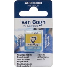 Van Gogh Watercolour Pan Sanatsal Sulu Boya Tablet Azo Yellow Medium 269