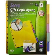 Serve Seperatör Sv-6105 A4 5 Renk Pastel Seri Karton