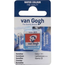 Van Gogh Watercolour Pan Sanatsal Sulu Boya Tablet Vermilion 311