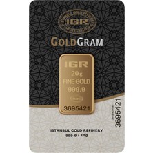 Harem Altın 20 gr 999.9 IAR Gram Külçe Altın