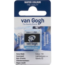 Van Gogh Watercolour Pan Sanatsal Sulu Boya Tablet Ivory Black 701