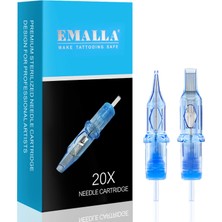 Emalla Eliot 1015 Mgl 15 Mgl 0.30 mm Magnum Long Taper Kartuş Dövme Iğnesi 20 Adet - En1