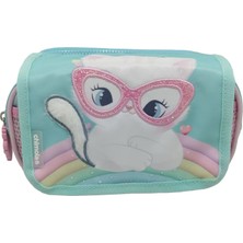 Chimola Chımola Glasses Cat Kalem Çantası Çok Renkli (K)