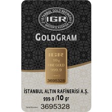 Harem Altın 10 gr 999.9 IAR Gram Külçe Altın