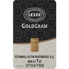 Harem Altın 1 gr 999.9 IAR Gram Külçe Altın
