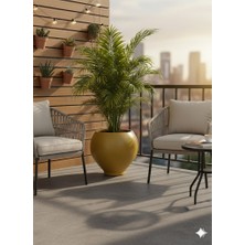 Effe Pot Decoration Balon Model Dekoratif Fiberglass Saksı 28X36